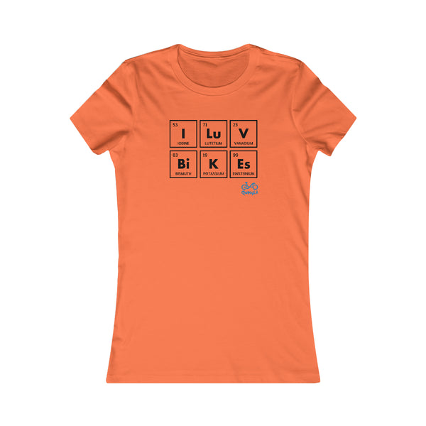 I LUV Bikes - Women's Fitted Tee