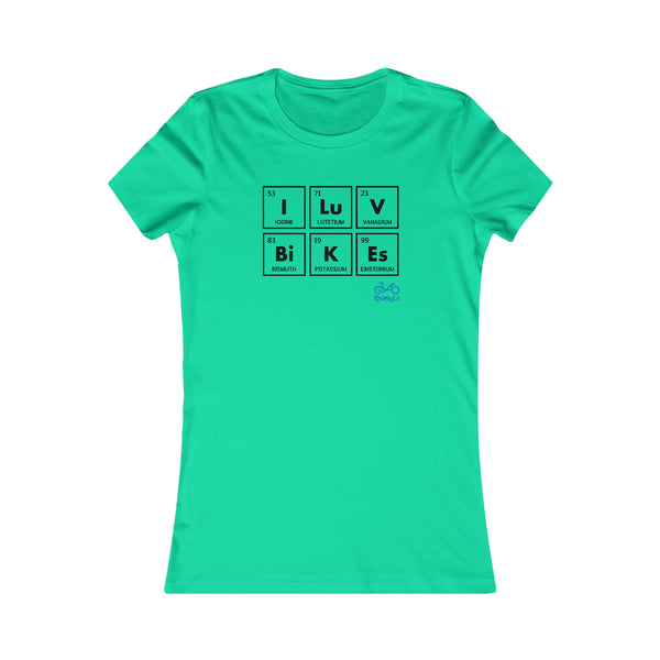 I LUV Bikes - Women's Fitted Tee