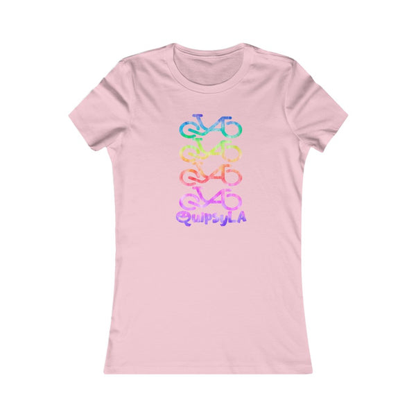 QuipsyLA Tie-Dye Repeat - Women's Fitted Tee