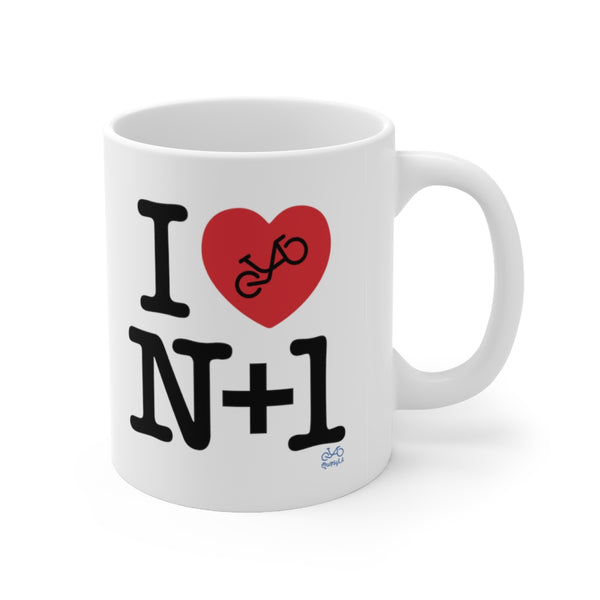 I (heart) N +1 - Ceramic Mug 11oz