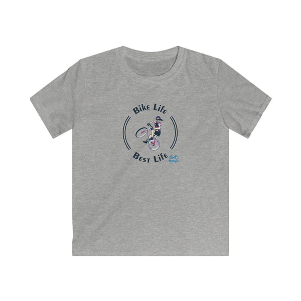 Bike Life, Best Life - Female Cyclist - Youth Tee
