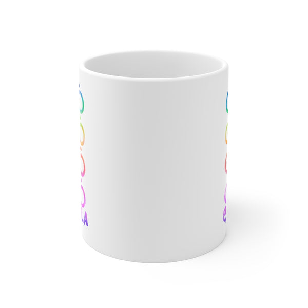 QuipsyLA Tie-Dye Repeat - Ceramic Mug 11oz