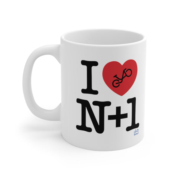 I (heart) N +1 - Ceramic Mug 11oz
