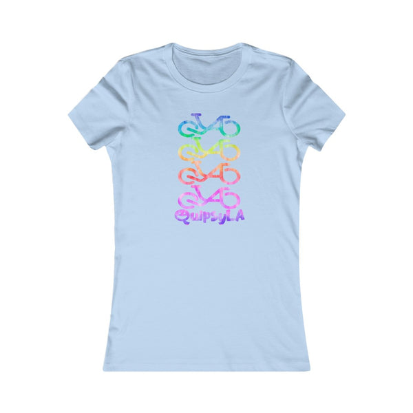 QuipsyLA Tie-Dye Repeat - Women's Fitted Tee