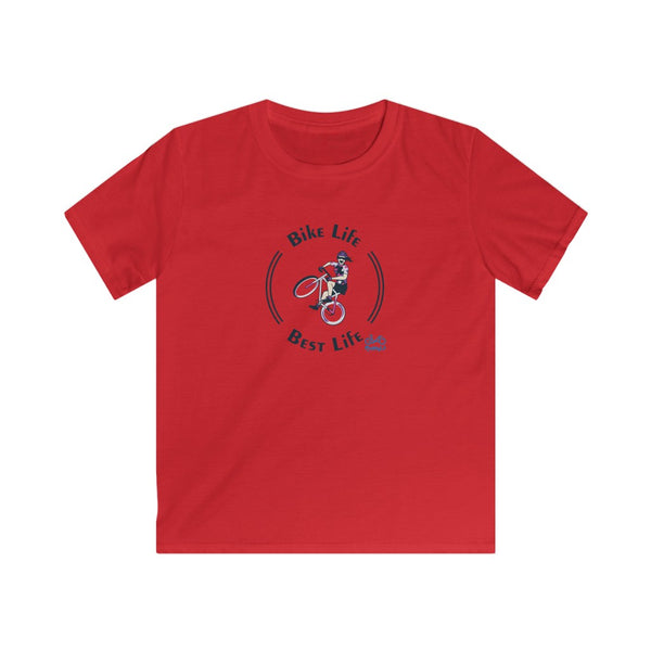 Bike Life, Best Life - Female Cyclist - Youth Tee