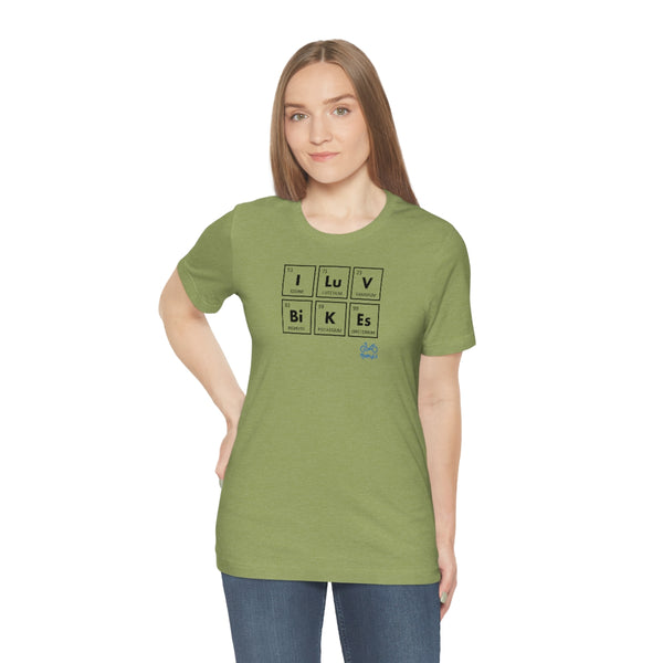 I LUV Bikes - Unisex Short Sleeve Tee