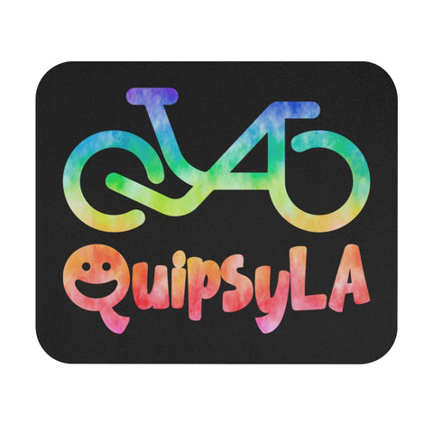 QuipsyLA Tie-Dye - Black BG - Mouse Pad