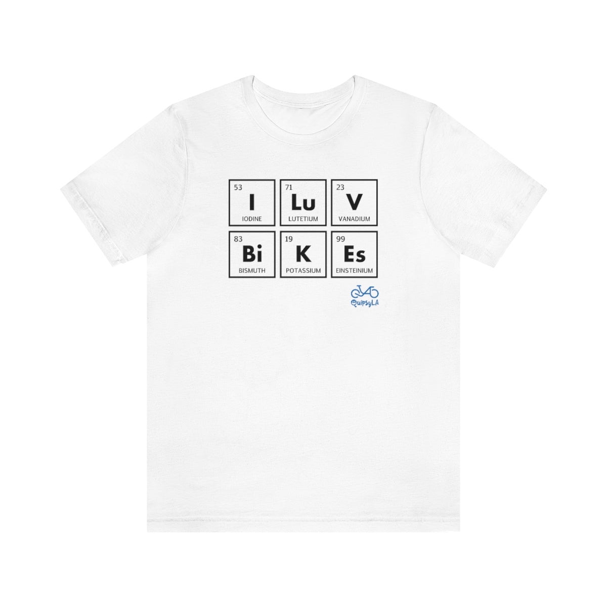 I LUV Bikes - Unisex Short Sleeve Tee