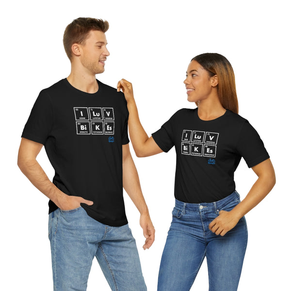 I LUV Bikes - Unisex Short Sleeve Tee