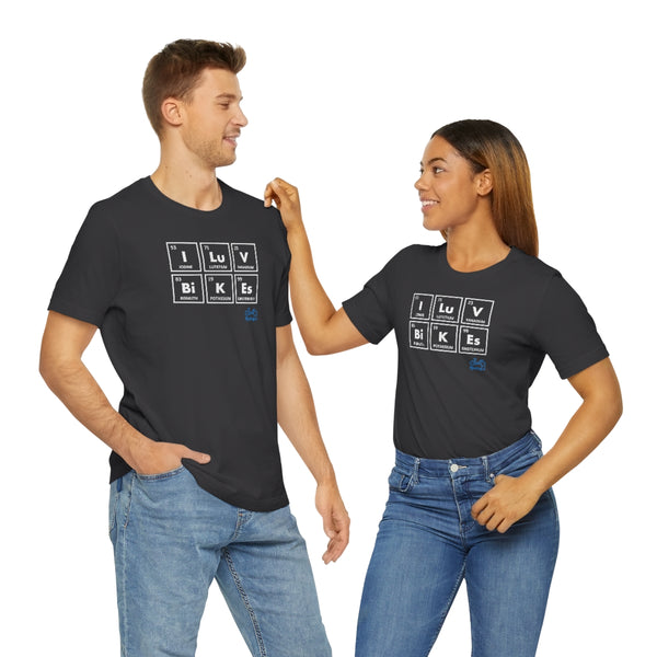 I LUV Bikes - Unisex Short Sleeve Tee