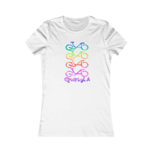 QuipsyLA Tie-Dye Repeat - Women's Fitted Tee