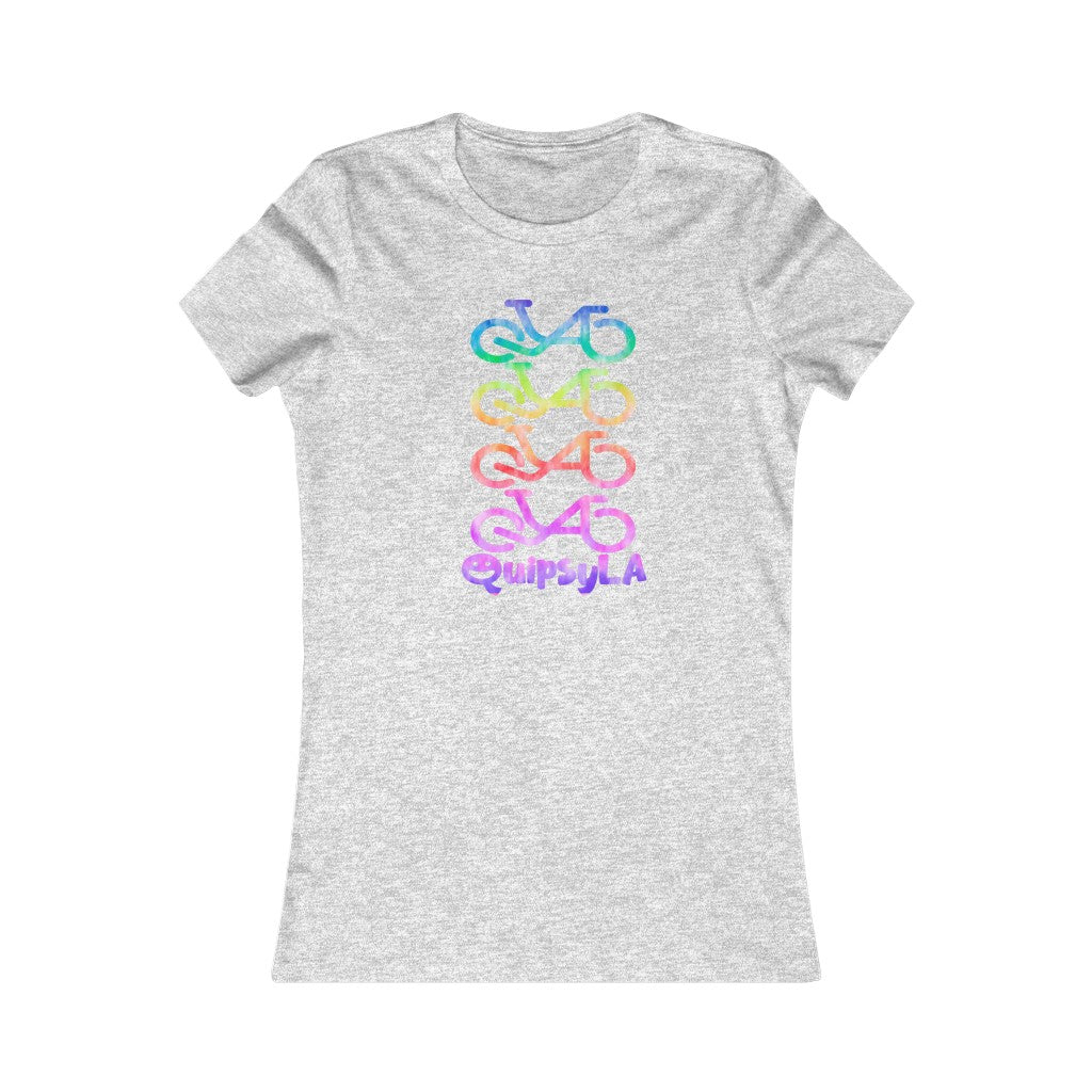 QuipsyLA Tie-Dye Repeat - Women's Fitted Tee