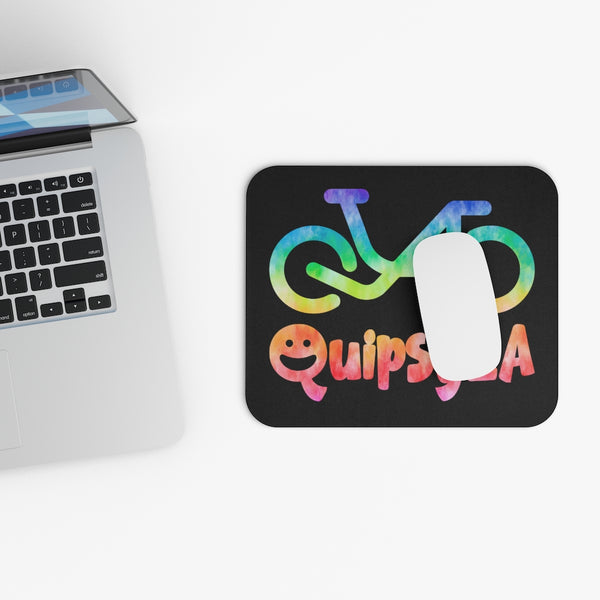 QuipsyLA Tie-Dye - Black BG - Mouse Pad