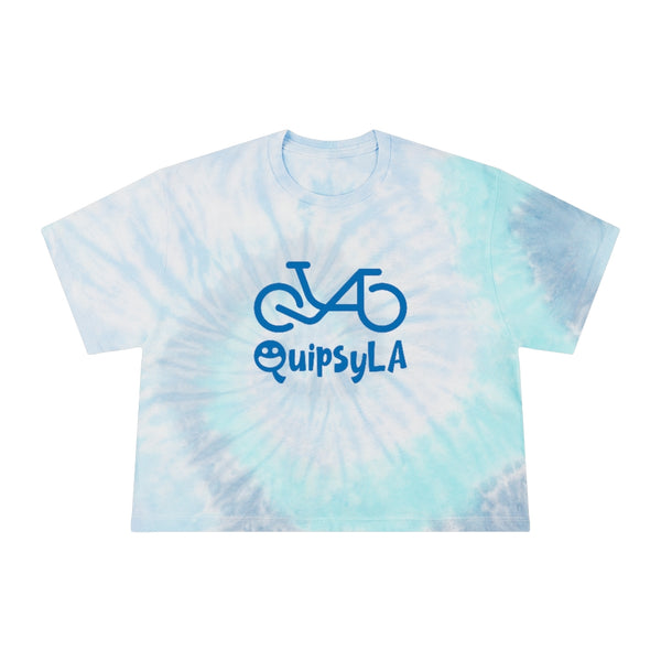 QuipsyLA logo - Women's Tie-Dye Crop Tee