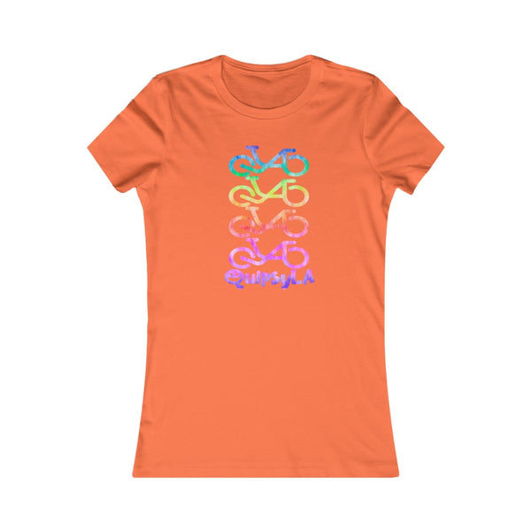 QuipsyLA Tie-Dye Repeat - Women's Fitted Tee